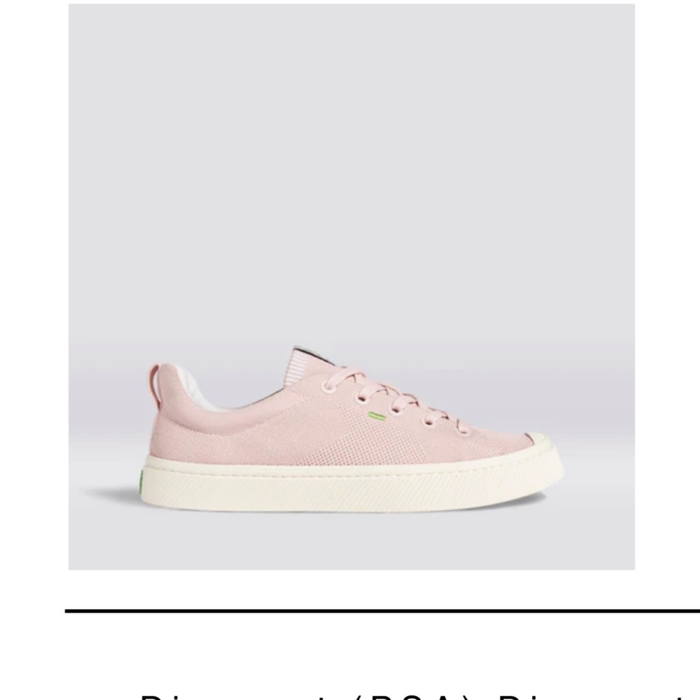 Cariuma Ibi low rose knit sneaker